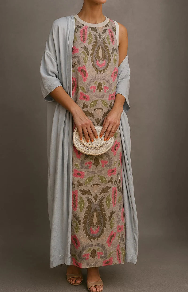 Élina | Maxi Dress Set + FREE Matching Cardigan