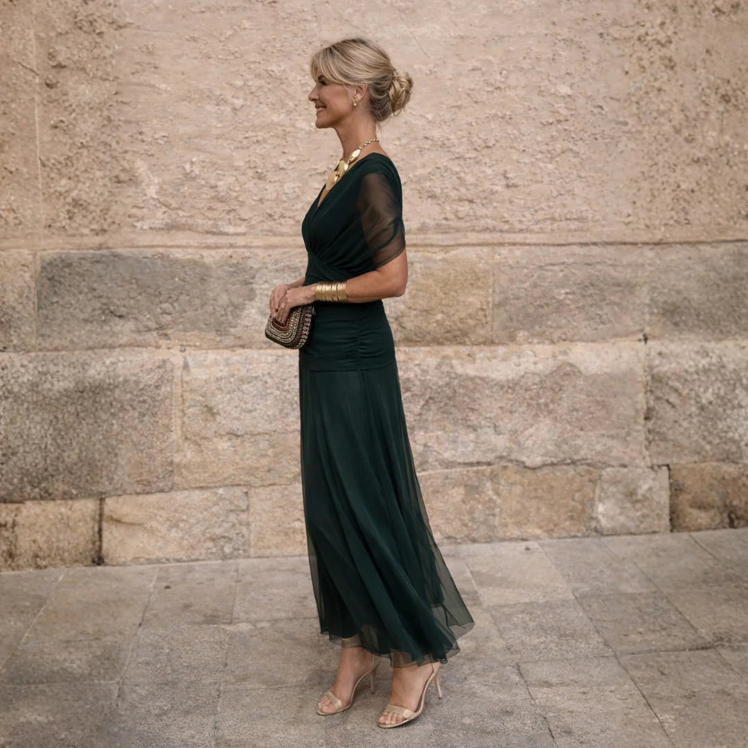 Lydia | Off Shoulder Maxi Dress