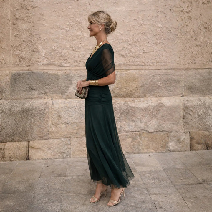 Lydia | Off Shoulder Maxi Dress