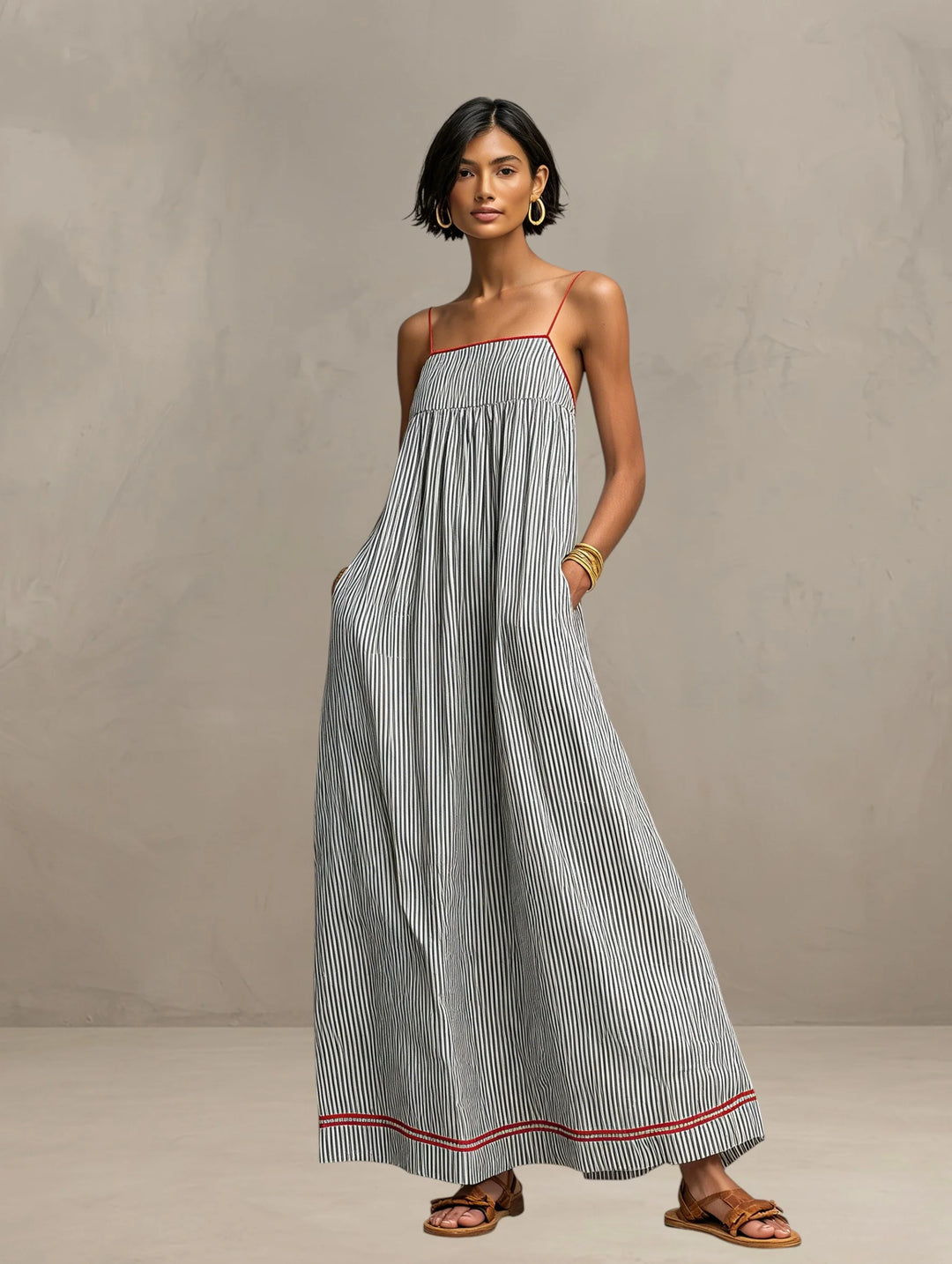 PAMELA | FLOWING SUMMER MAXI DRESS