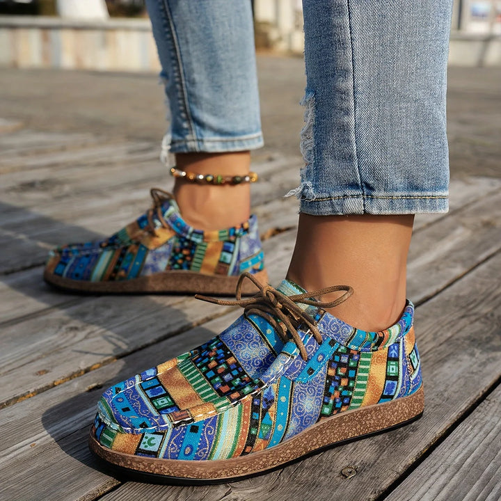 Patience | Colourful Retro Women's Shoes