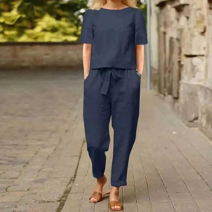 LINA™ | ELEGANT SUMMER TWO-PIECE SET WITH TUMMY COVERAGE