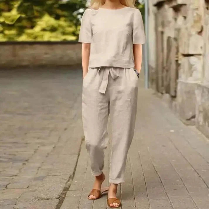 LINA™ | ELEGANT SUMMER TWO-PIECE SET WITH TUMMY COVERAGE