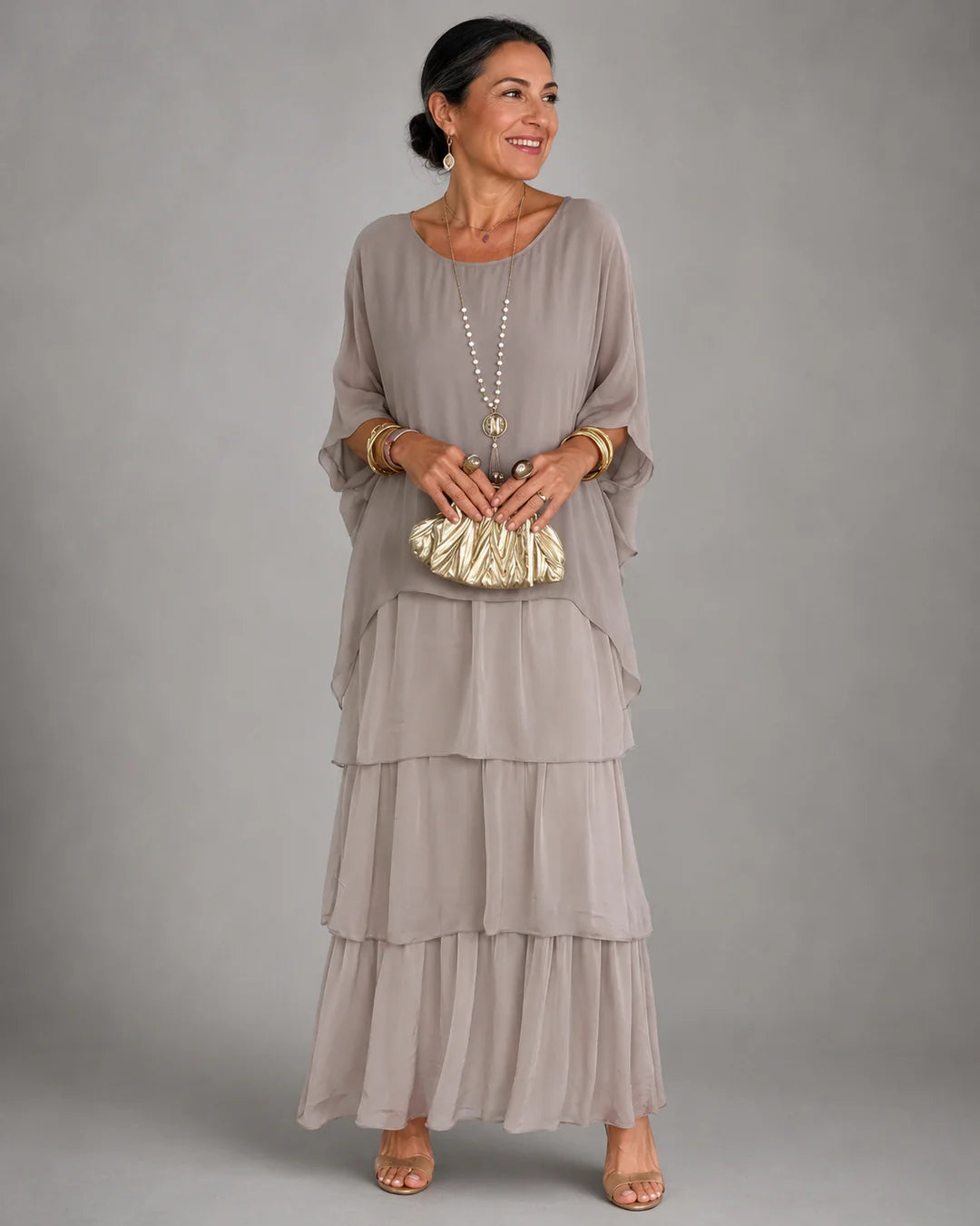 Lara™ | Elegant Flowing Maxi Dress