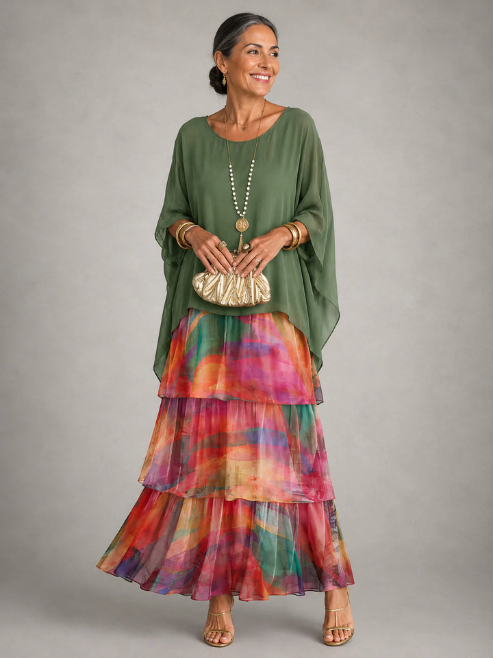 Lara™ | Elegant Flowing Maxi Dress