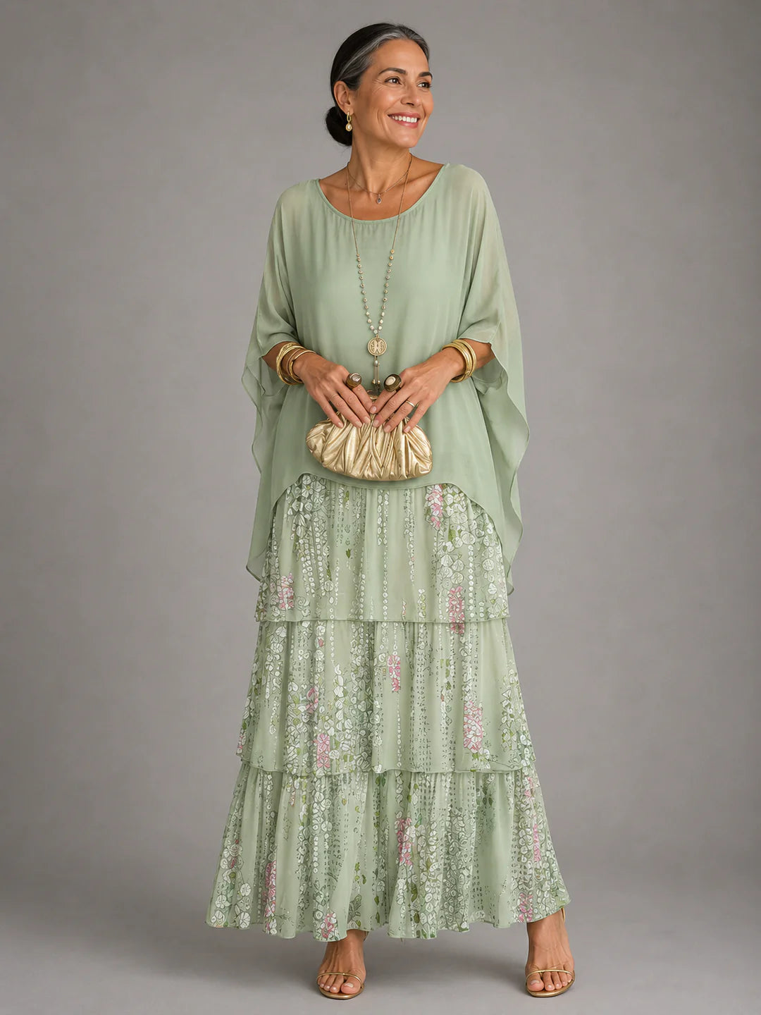 Lara™ | Elegant Flowing Maxi Dress