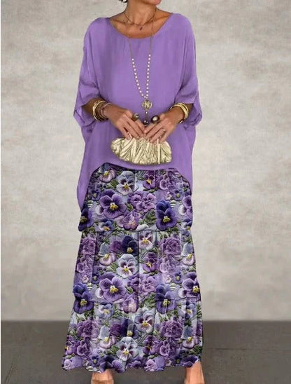 Lara | Elegant Fluid Maxi Dress