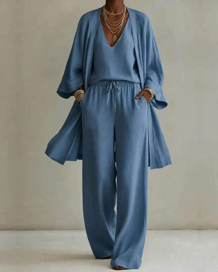 Tanisha | 3-piece Linen Look Set