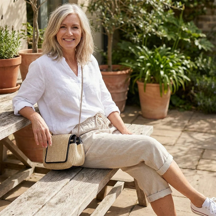 LUNA | Cotton linen Women's Shorts