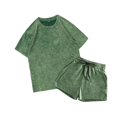 HENDRIX™ –  Relaxed Print Athletic Two-Piece Set
