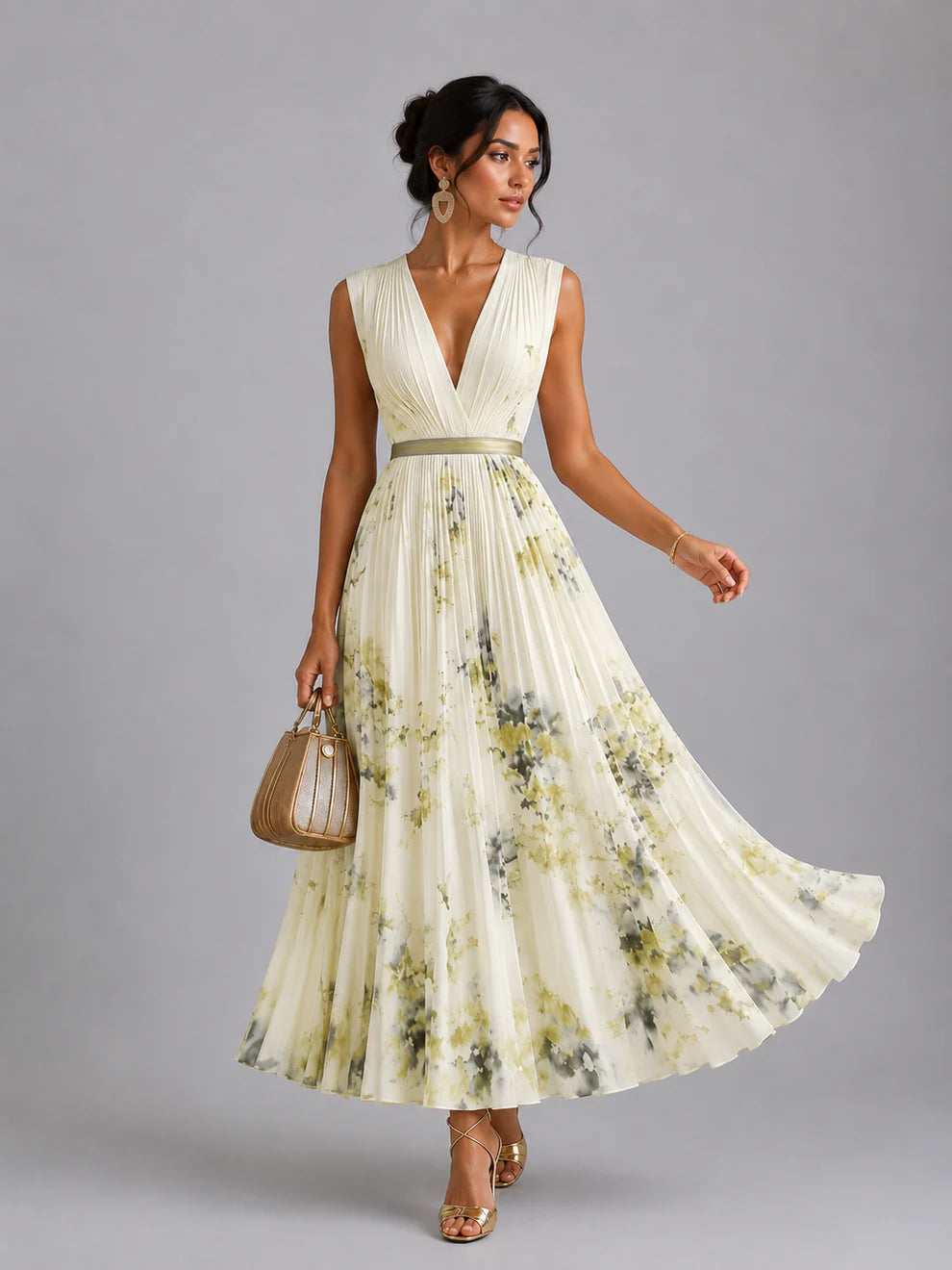 YVETE | Wrap Maxi Jurk
