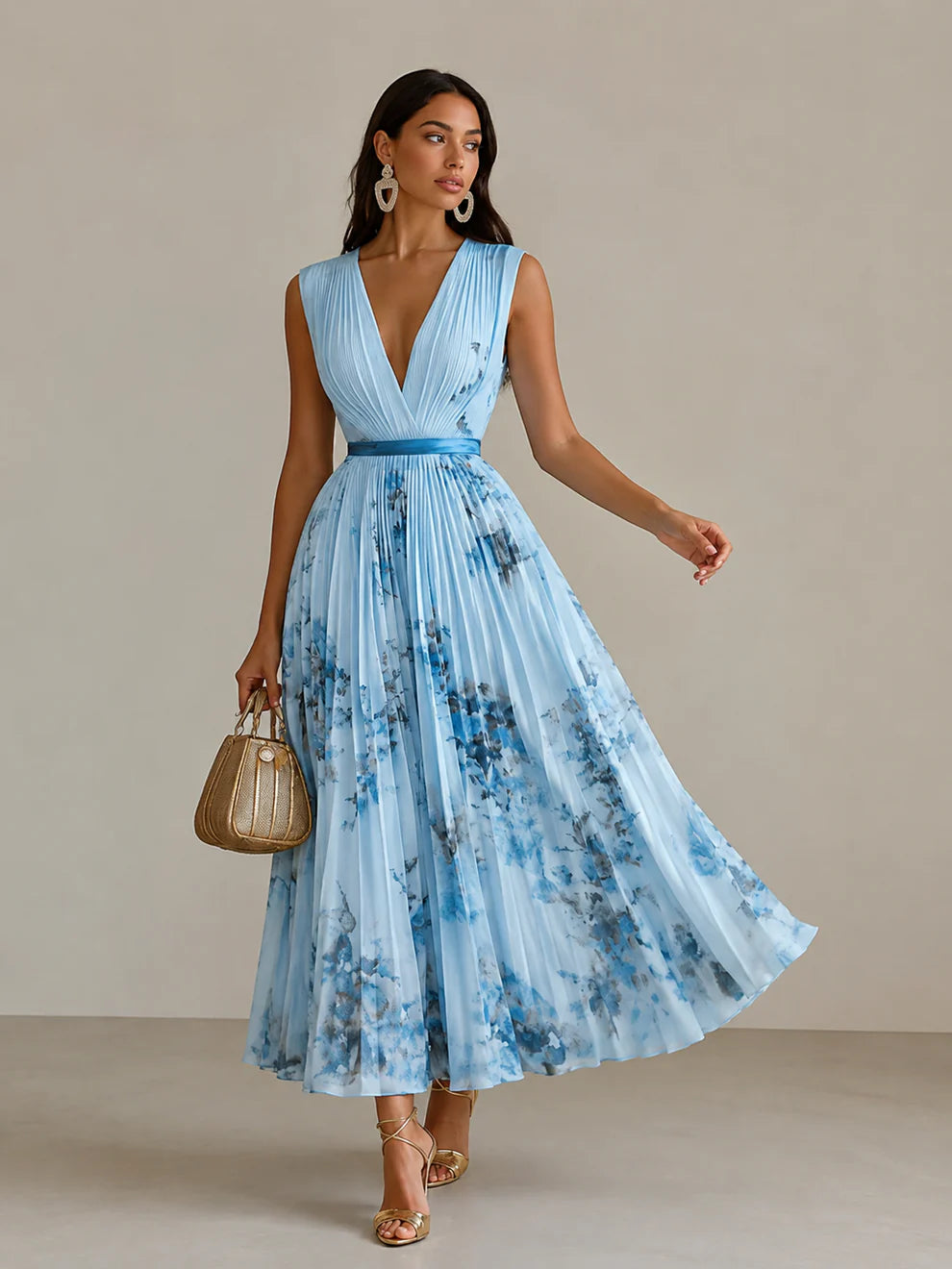 YVETE | Wrap Maxi Jurk