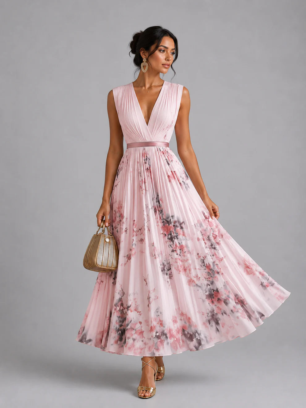 YVETE | Wrap Maxi Jurk